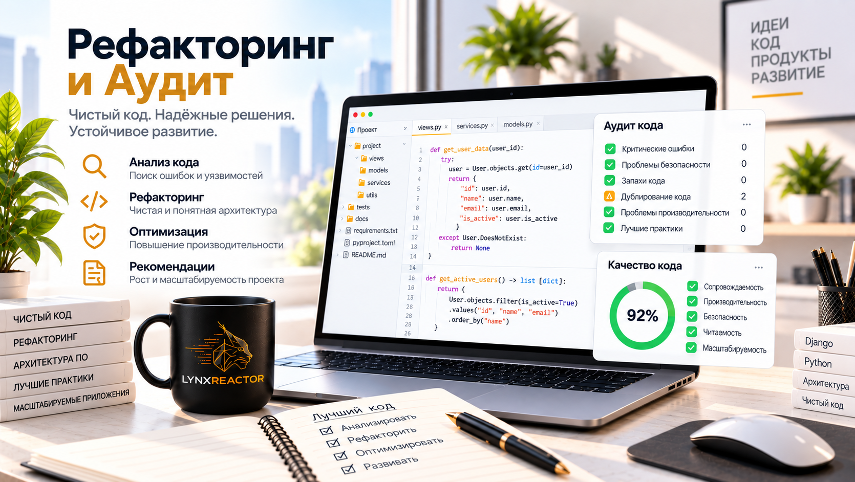Сайт уже работает. Но его можно сделать лучше.